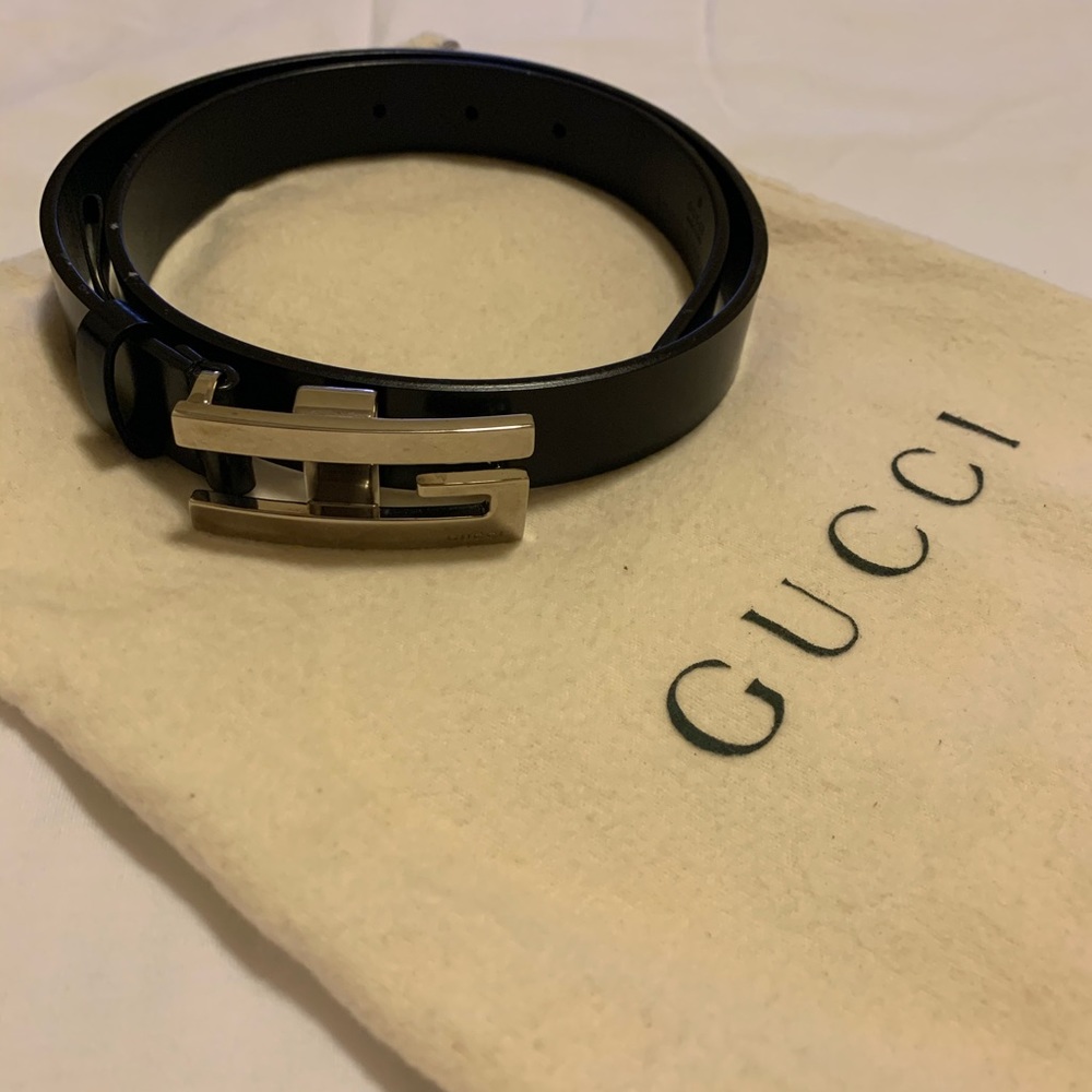 GUCCI women’s leather belt